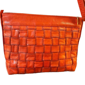 Leather Sarif poppy bag